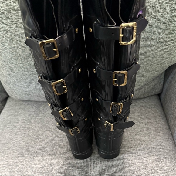 Hunter Refined Quilted Over The Knee Boots Size - Picture 7 of 14